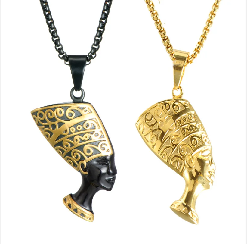 

Ancient Cleopatra Necklace The queen and the Pharaon Alloy Male Ornaments