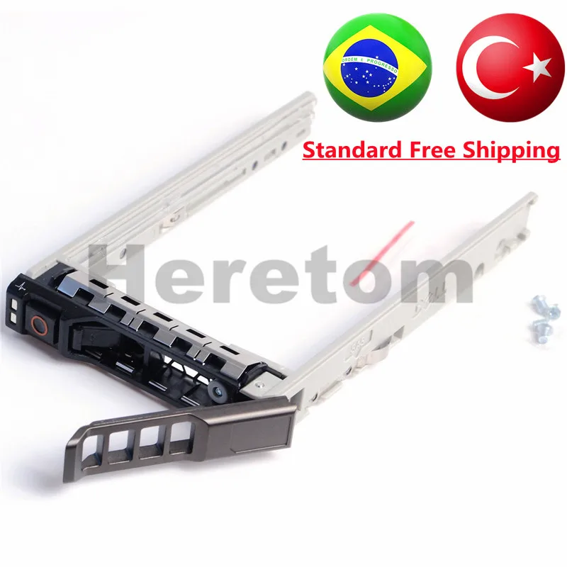 

2.5" HDD Hard Drive Tray Caddy 8FKXC G176j KG7NR For Dell PowerEdge R730 R630 R730XD R820 R920 08FKXC W/Screws