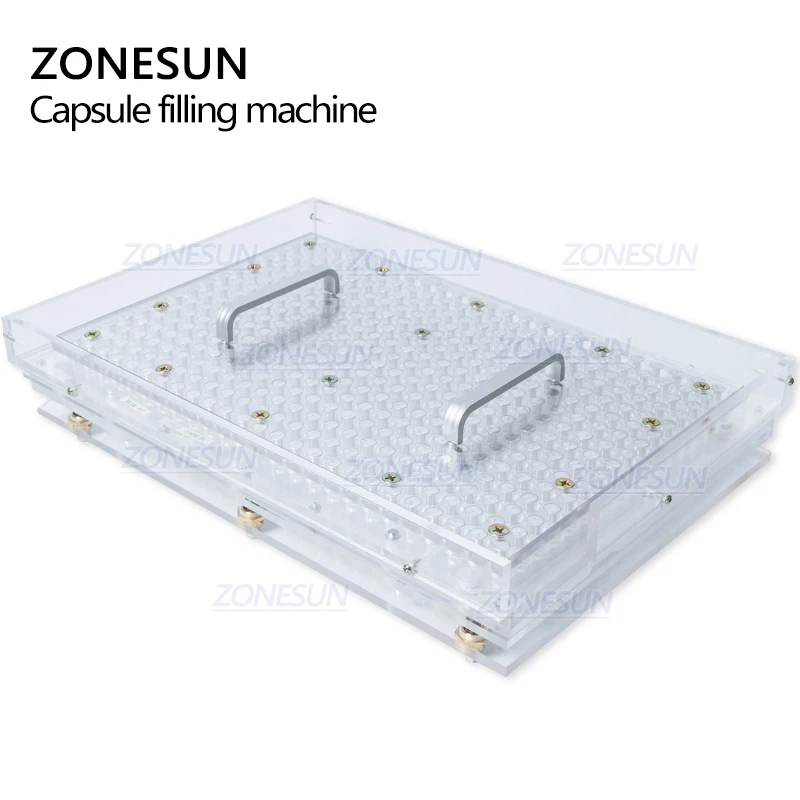 Машина для розлива капсул ZONESUN с 400 отверстиями Руководство № 00 0 1 2