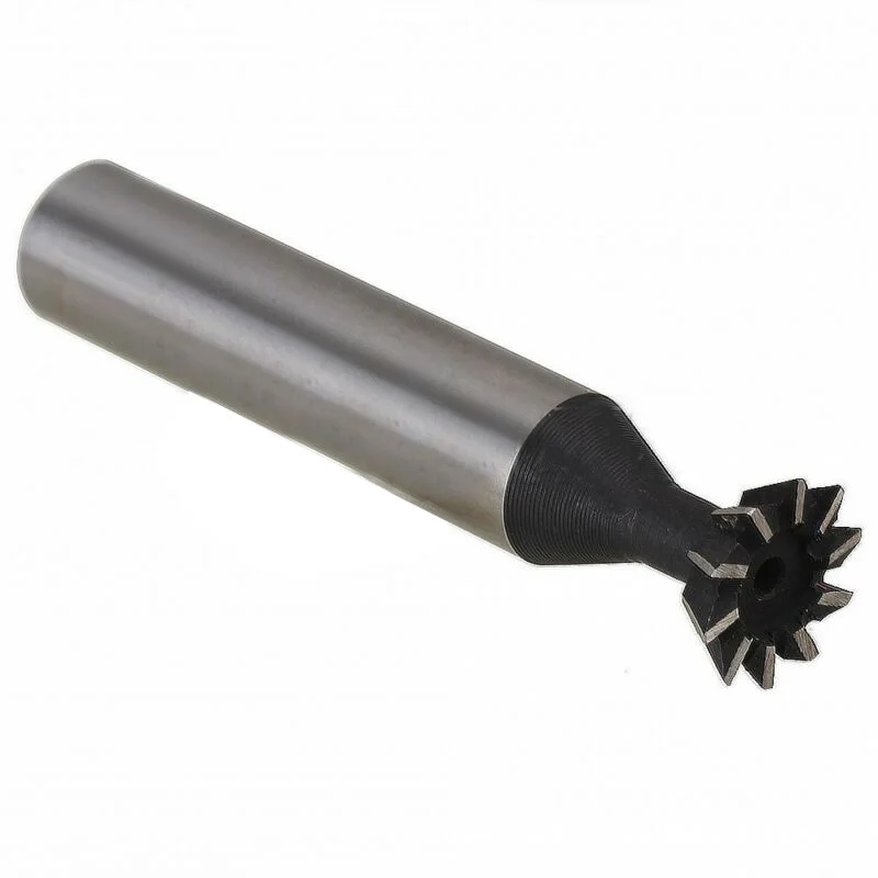 

12mm X 60 Degree HSS Straight Shank Dovetail Cutter End Mill Bit Double-edged