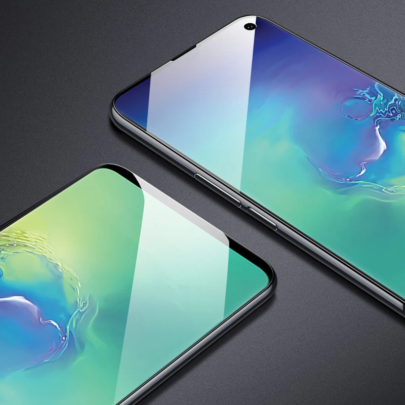 Для Samsung Galaxy S11 S10 S9 S8 PLUS S10E Note 9 8 10 Plus полное покрытие защита экрана силиконовая