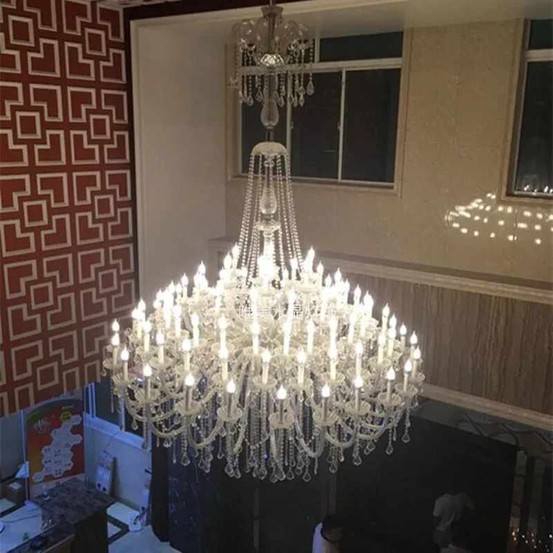 Роскошная хрустальная люстра светильник для конференц зала церкви традиционные