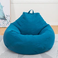 junejour sml comfortable lazy sofas cover chairs filler linen cloth lounger seat bean bag pouf puff couch tatami living room