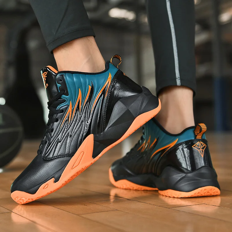 

Man Basketball Shoes Ankle Boots Breathable Man Trainers Men's Sneakers Outdoor High Top Zapatos de baloncesto Basket Homme