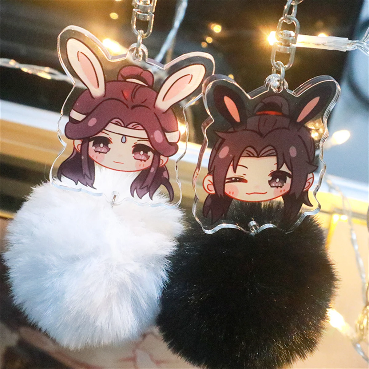 Wei Wuxian Lan Wangji плюшевый акриловый брелок для косплея Mo Dao Zu Shi кулон реквизит