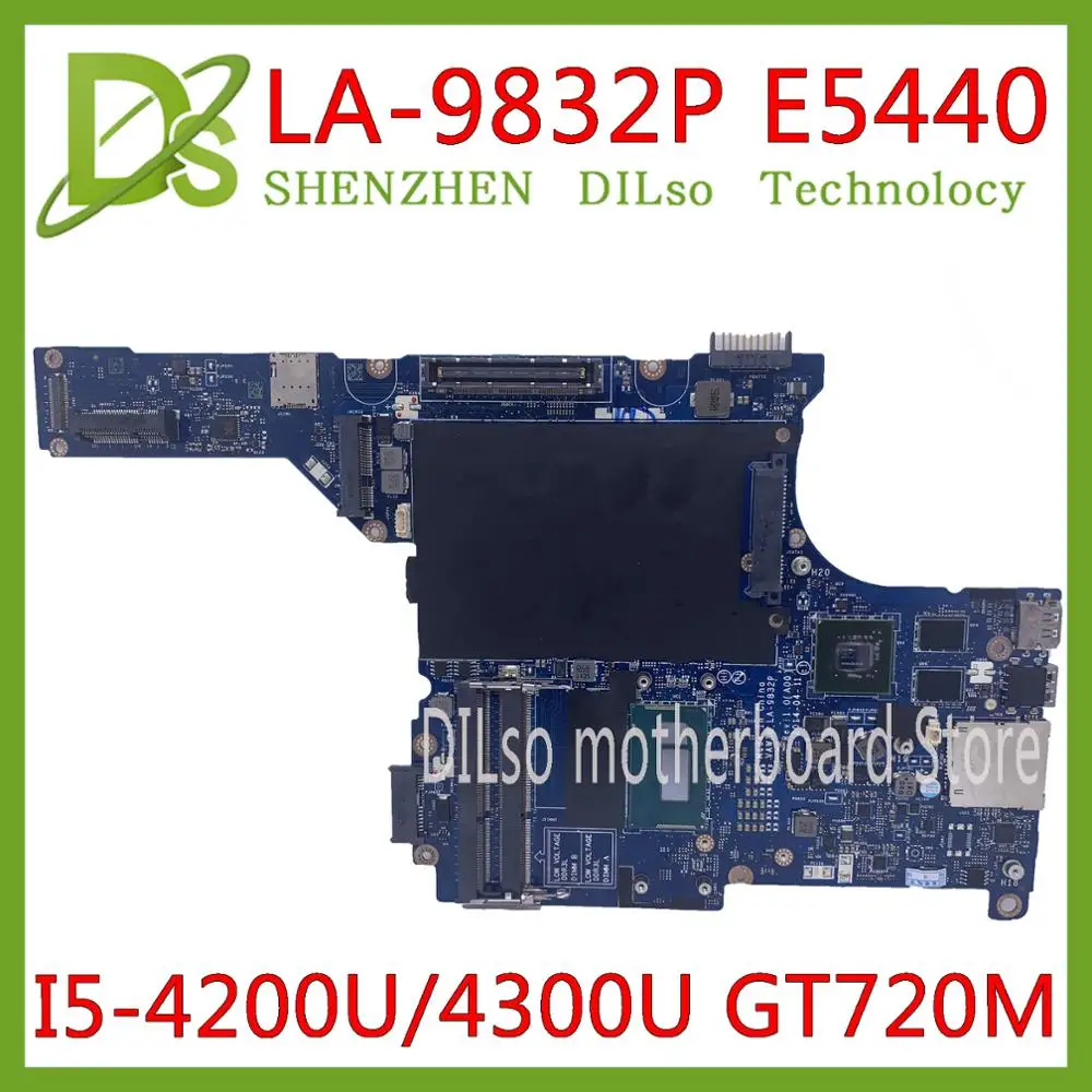 KEFU LA-9832P материнская плата для DELL E5440 ноутбука I5-4200U/I5-4300U VAW30 GT720M протестированная