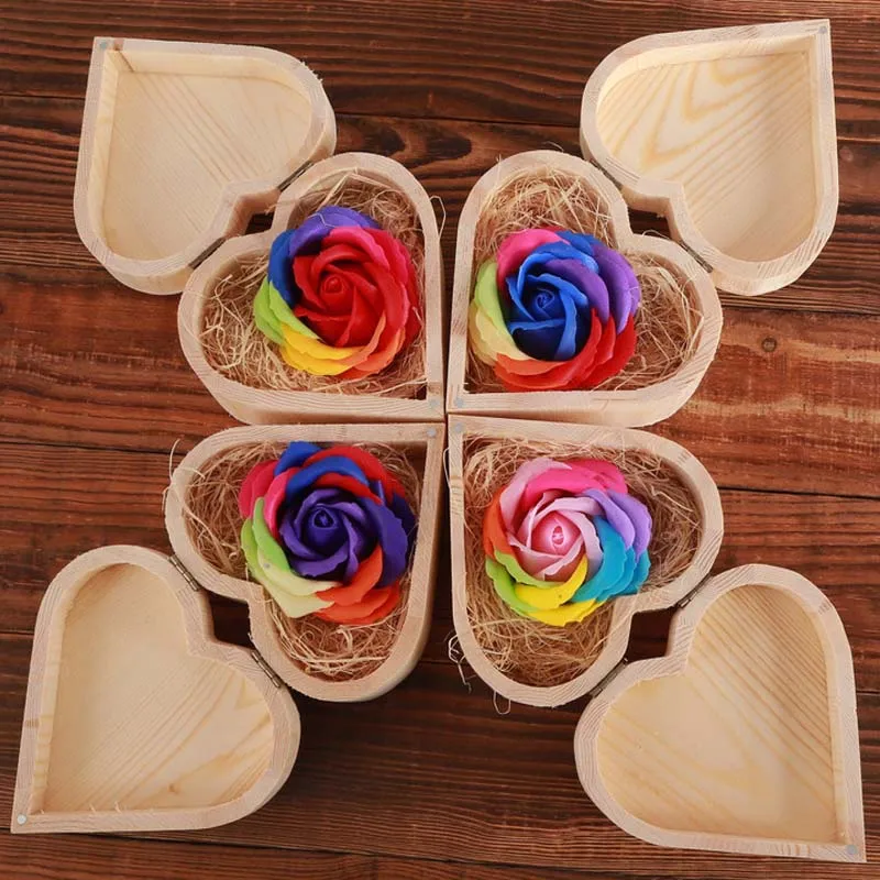 1 шт. игрушка искусственный цветок разноцветный лепесток мыло для тела