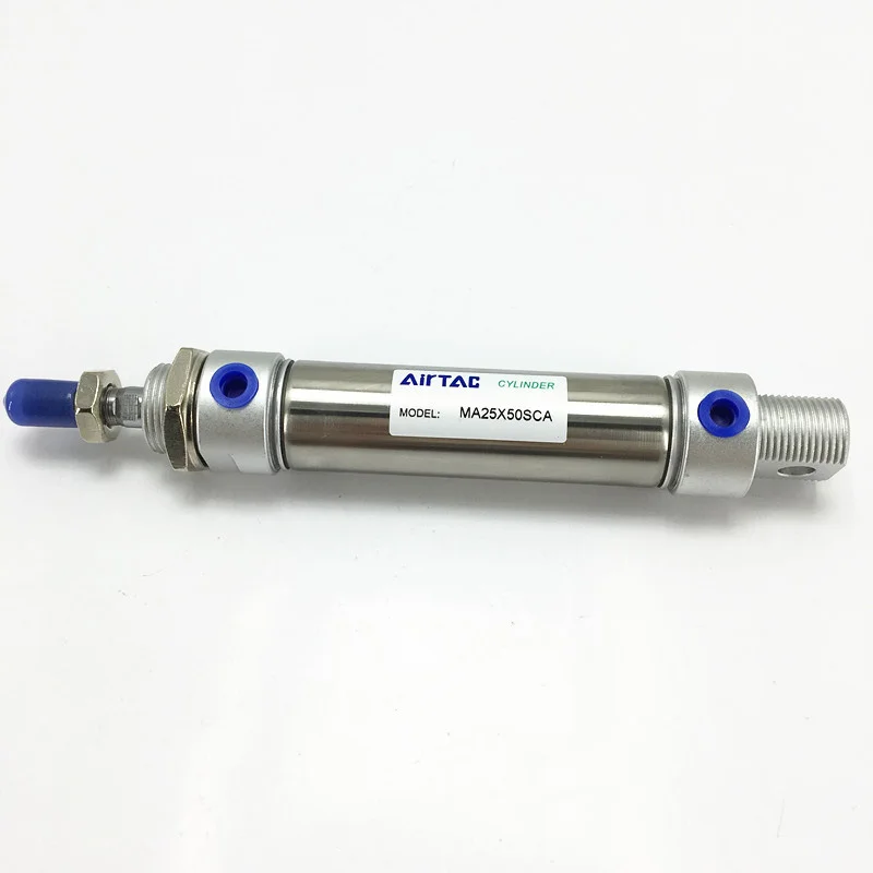MA25X10SCA MA25X25SCA MA25X50SCA MA25X75SCA AIRTAC мини-цилиндр воздуха из нержавеющей стали пневматический компонент MA series