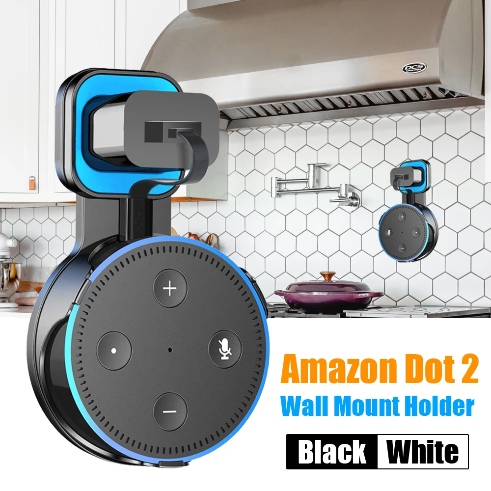 Настенный держатель Подставка вешалка для Amazon Echo Dot 2 го поколения внутренний