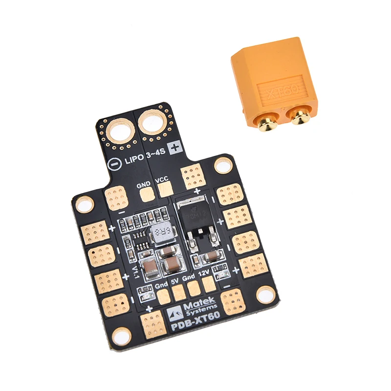 Мини-блок питания PDB XT60 Мощность распределительный щит PDB-XT60 с BEC 5 V/12 V для Дрон
