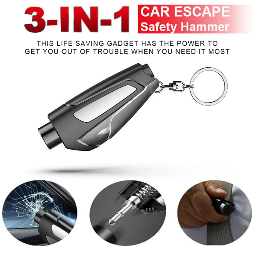 

Portable Seat Safety Hammer AutoGlass Car Window Breaker LifeSaving Escape Rescue Tool Seat Belt Cutter Multifunctional