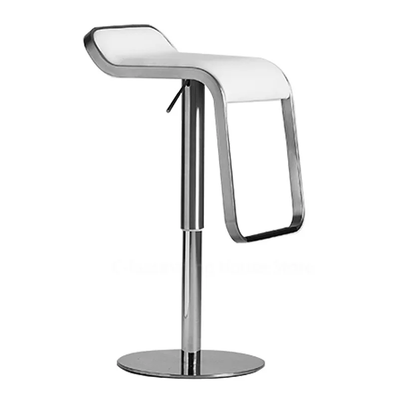 Барные стулья из нержавеющей стали современная мебель круглый вращающийся