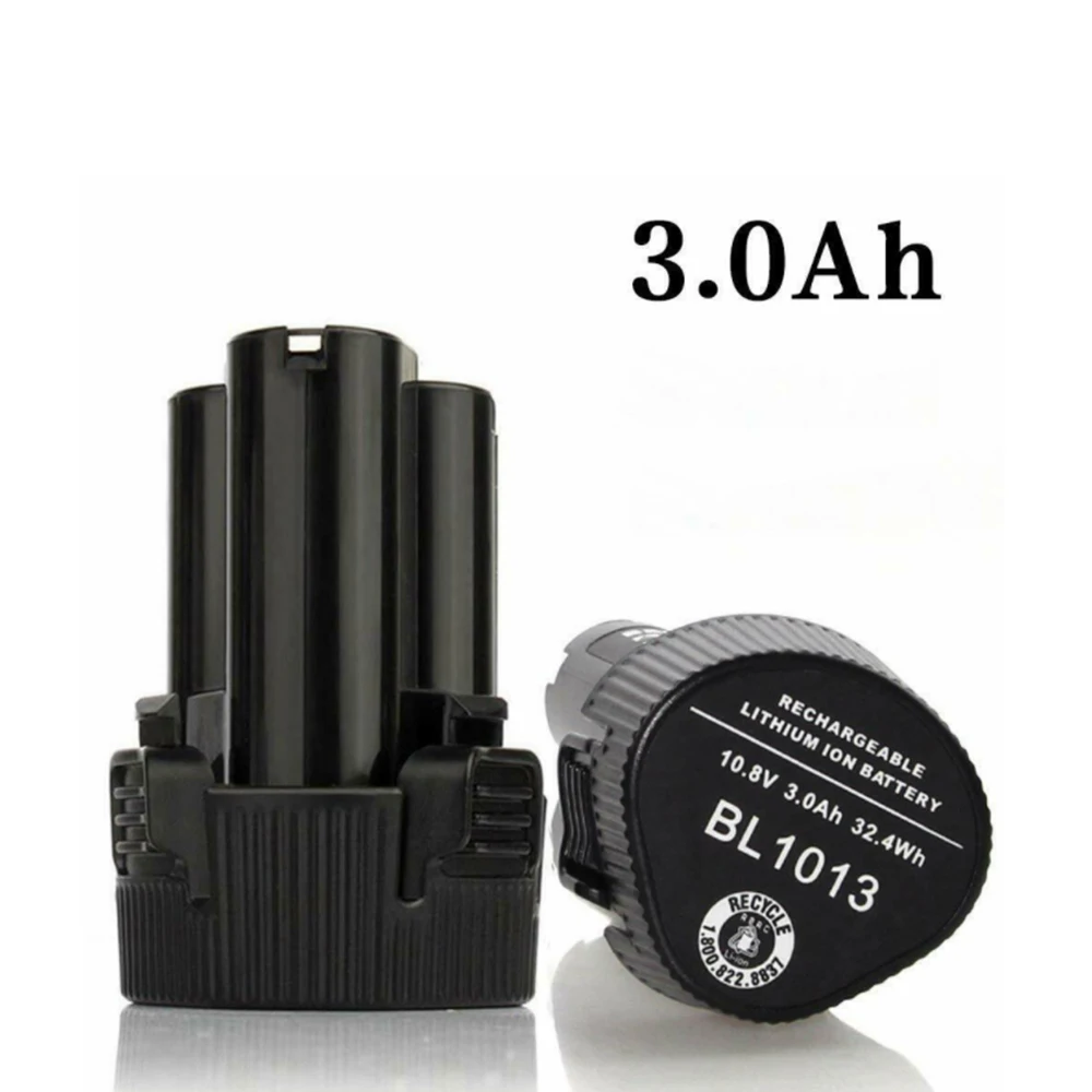 ROLKETU 10,8 V 2000mAh/3000mAh литиевая батарея для Makita BL1013 TD090D TD090DW LCT203W LCT204 194550-6 ROLKETU 10,8 V 2000mAh/3000mAh литиевая батарея для Makita BL1013 TD090D TD090DW LCT203W LCT204 194550-6