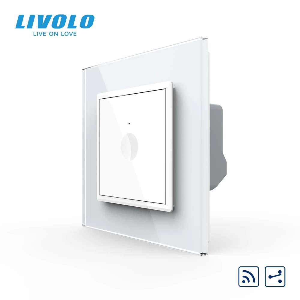 Livolo стандарт ЕС Новая серия настенный сенсорный выключатель 1 банда 1Way Touch AC 220-250 4