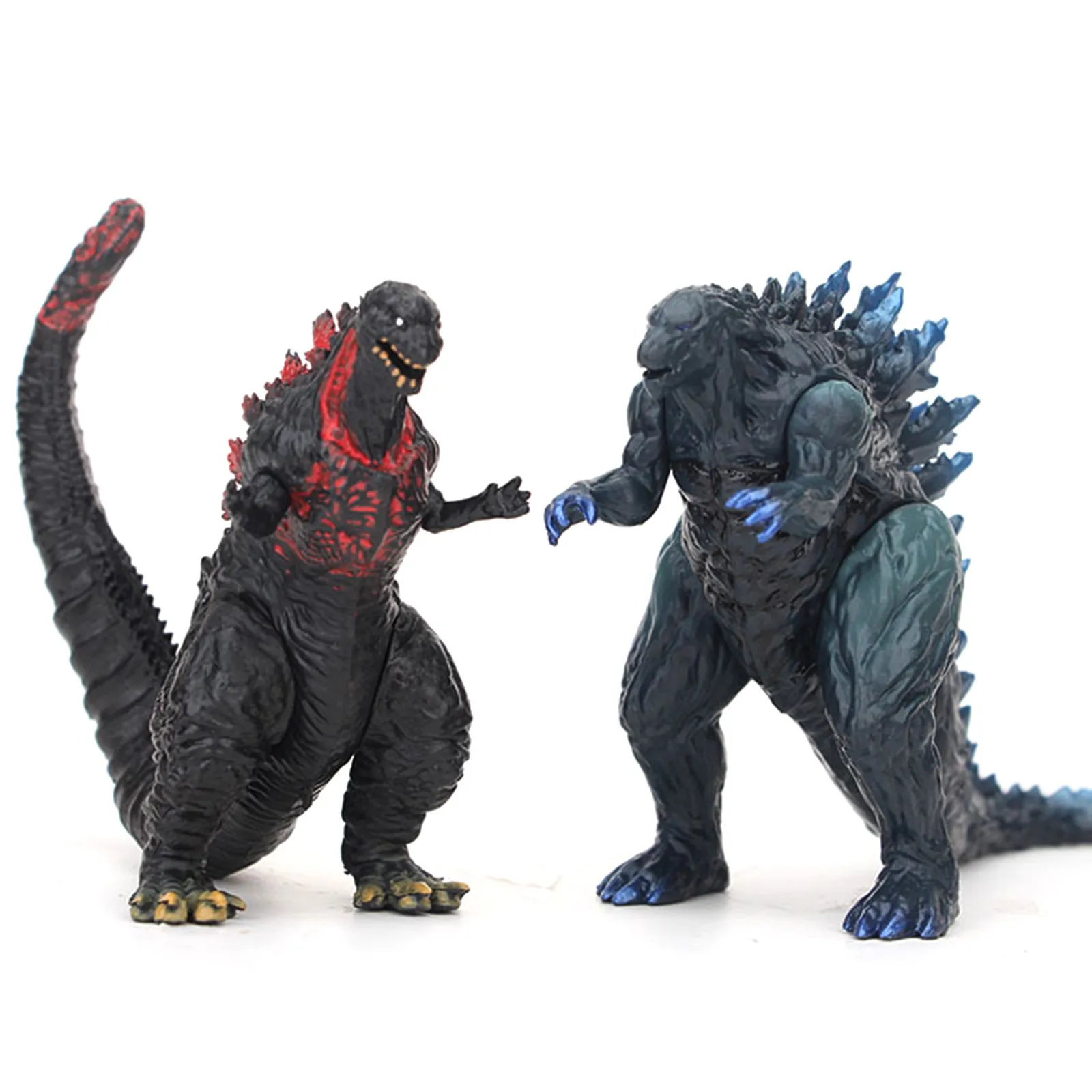 

6pcs/ Set GodzillaVs King Kong Lifelike Action Toy Figures Dinosaur Mechagodzilla Gigan Anguirus Action Figure Pvc Gift Toys