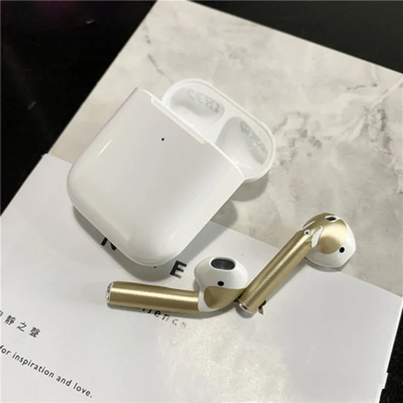 Кожаная наклейка для Apple Airpods, защитная гарнитура для Airpods, наклейка для наушников, защита от пыли, наклейки на наушники, ультратонкие тонкие аксессуары