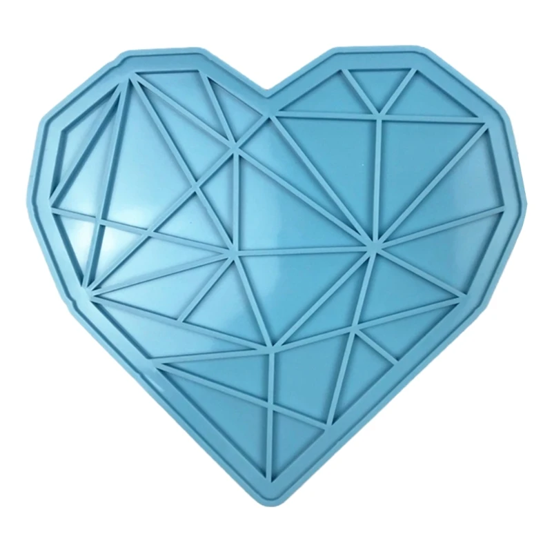 

Love Heart Tray Pad Plate Epoxy Resin Mold Silicone Mould DIY Crafts Decorations