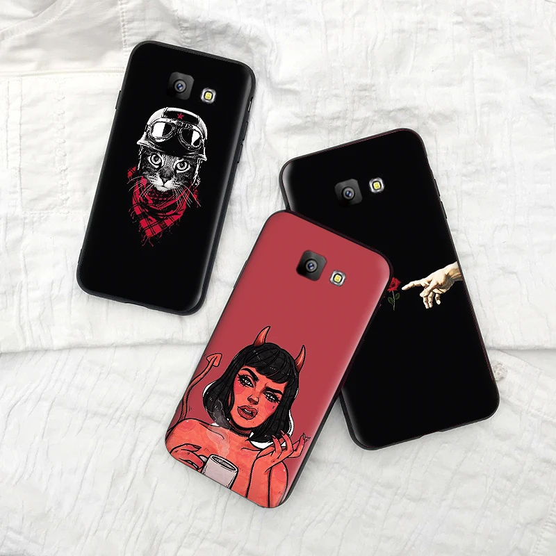 For SamsungA5 2017 Cases Soft Silicone Phone Case for Samsung A 5 Galaxy A5 SM-A520F Cover Fundas A52017 | Мобильные телефоны и