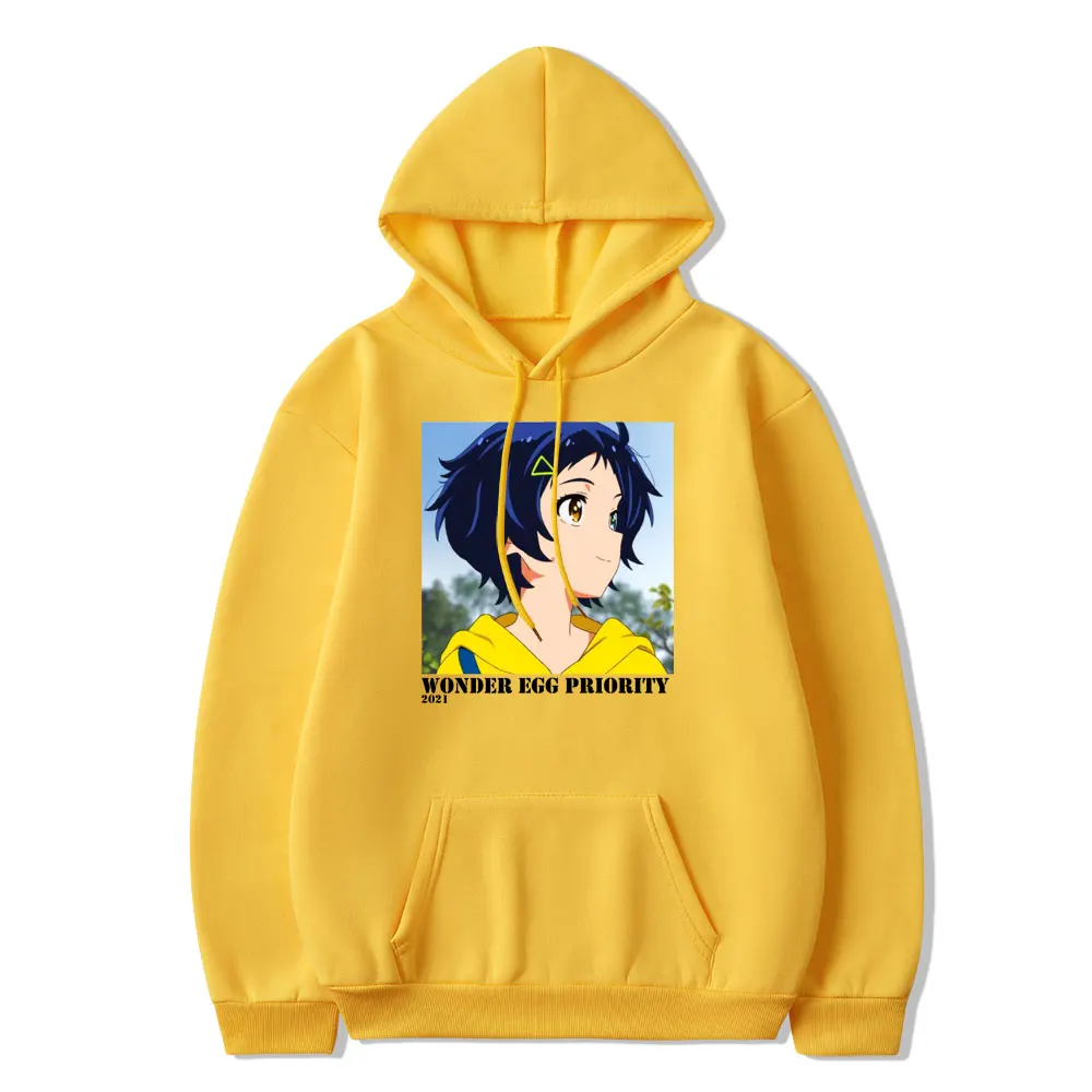 

Милые женские толстовки Ooto Ai Wonder Egg, свободный женский топ с принтом, весна/осень