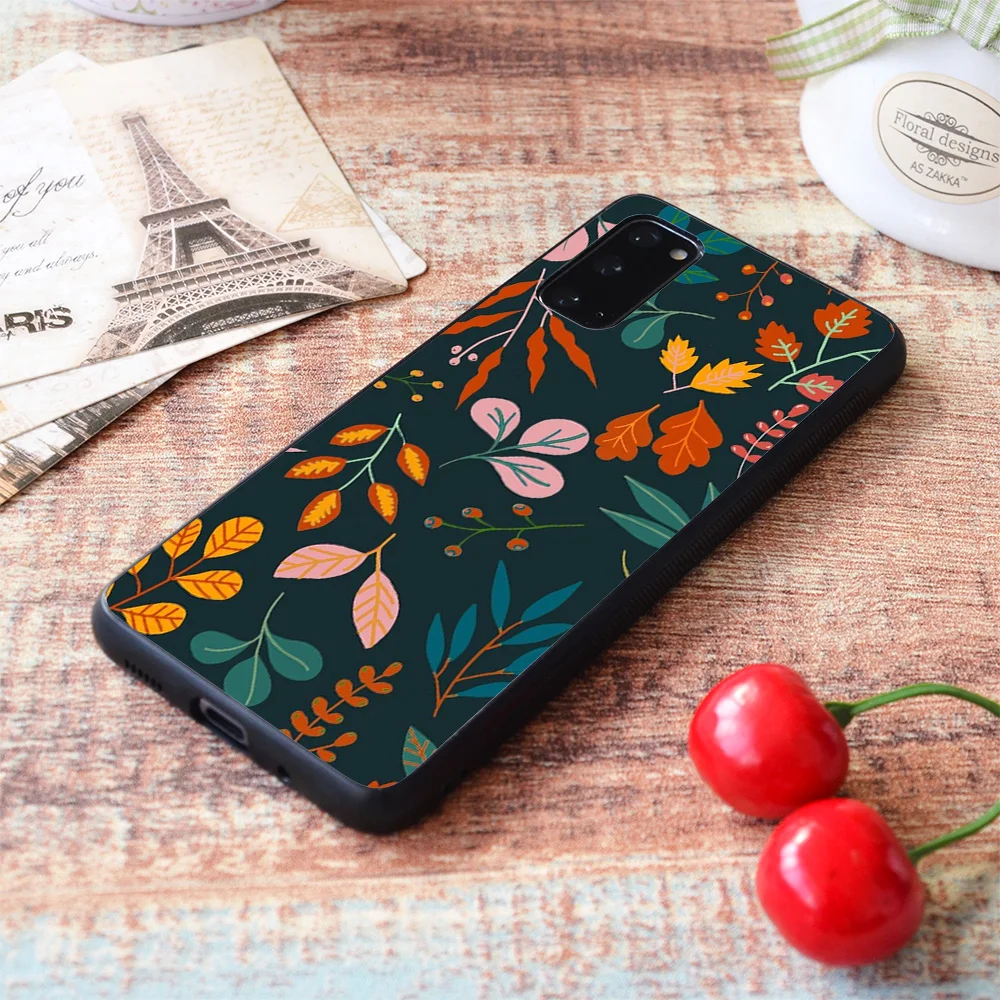 

For Samsung Galaxy Autumn gems soft TPU border Samsung Galaxy Case
