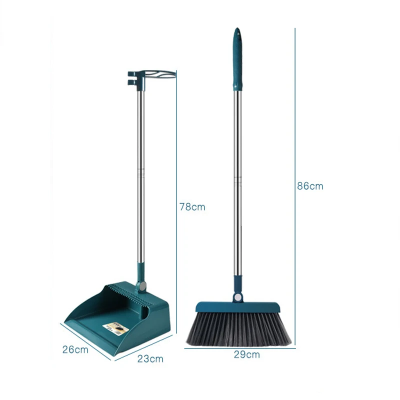 

New Household Floor Cleaning Brooms And Folding Dustpan Set Kitchen Tools Gadgets Accessories Garbage Collector Brooms To Sweep