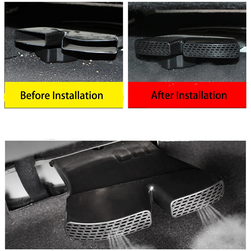 For Hyundai Tucson 2015-2020 Seat AC Heat Floor Air Conditioner Duct Vent Outlet Grille Cover trim car Accessories hxh | Автомобили и