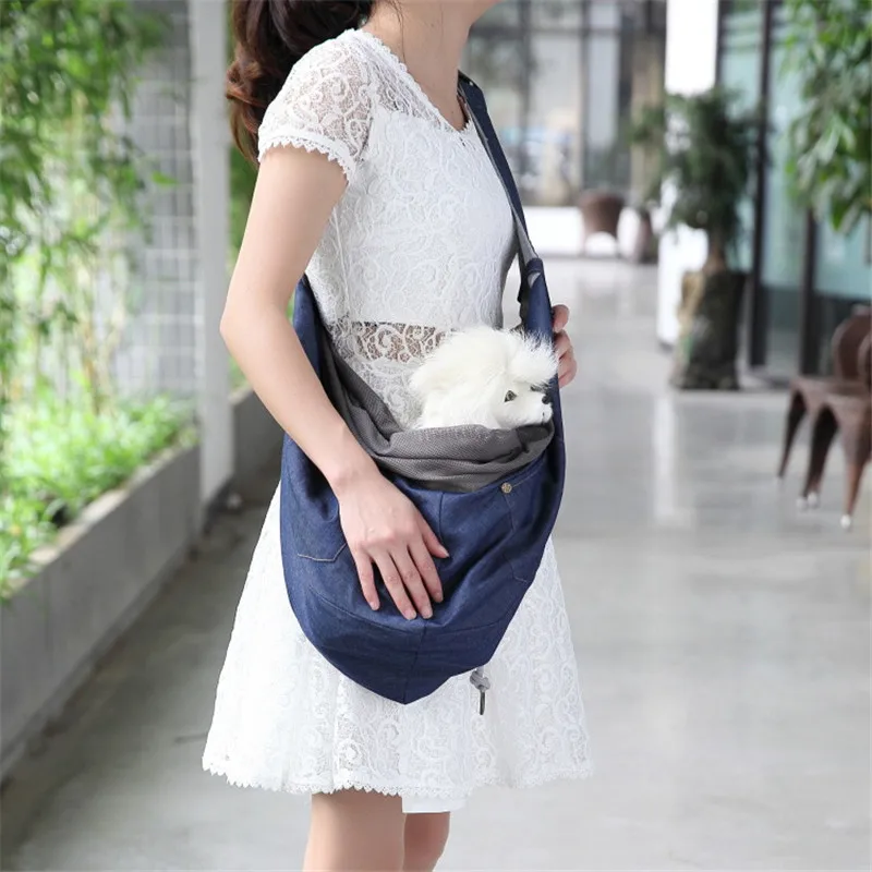 Сумка переноска для домашних животных мягкая удобная Двусторонняя сумочка тоут