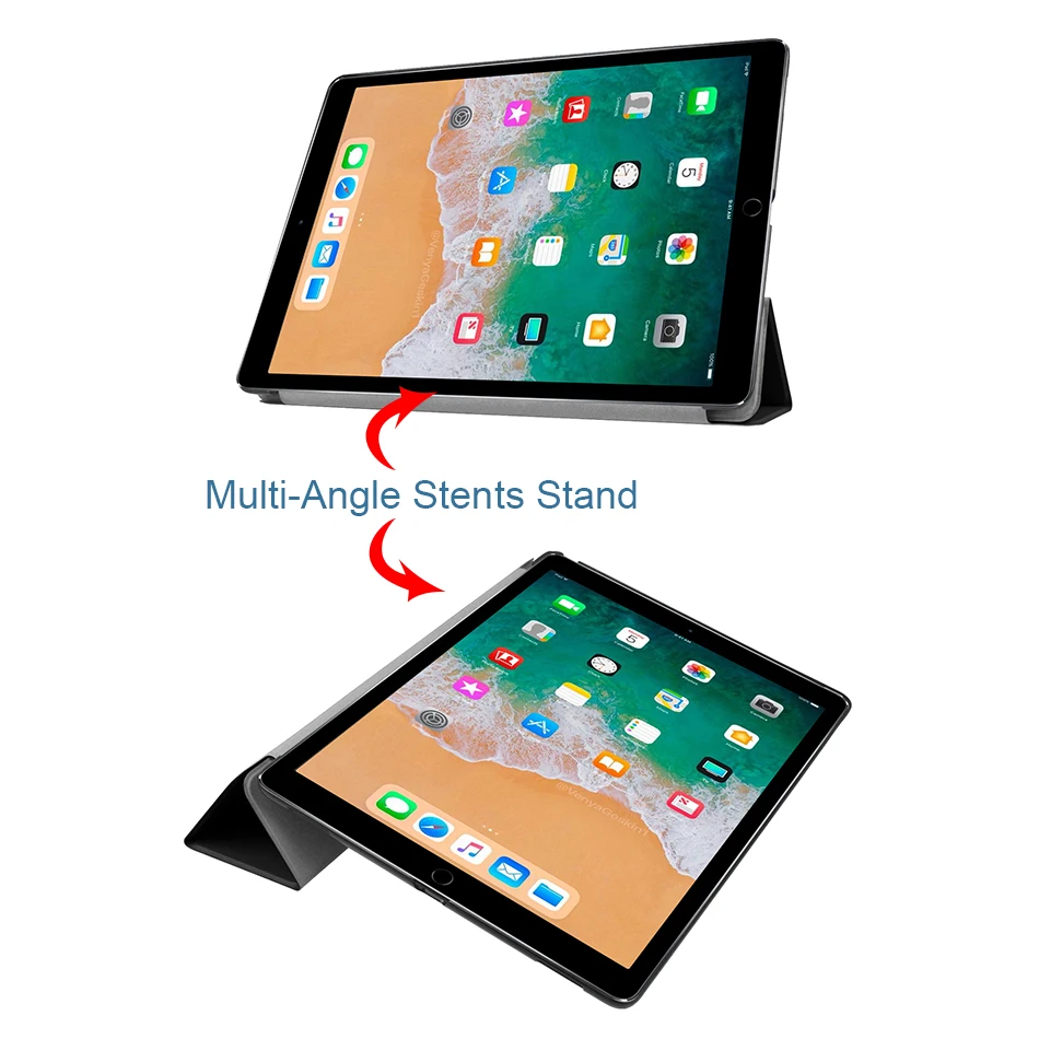 MTT Чехол для iPad Pro 12,9 дюйма из искусственной кожи флип защитный чехол для iPad Pro 12," мультфильм планшет для надписей чехол Coque