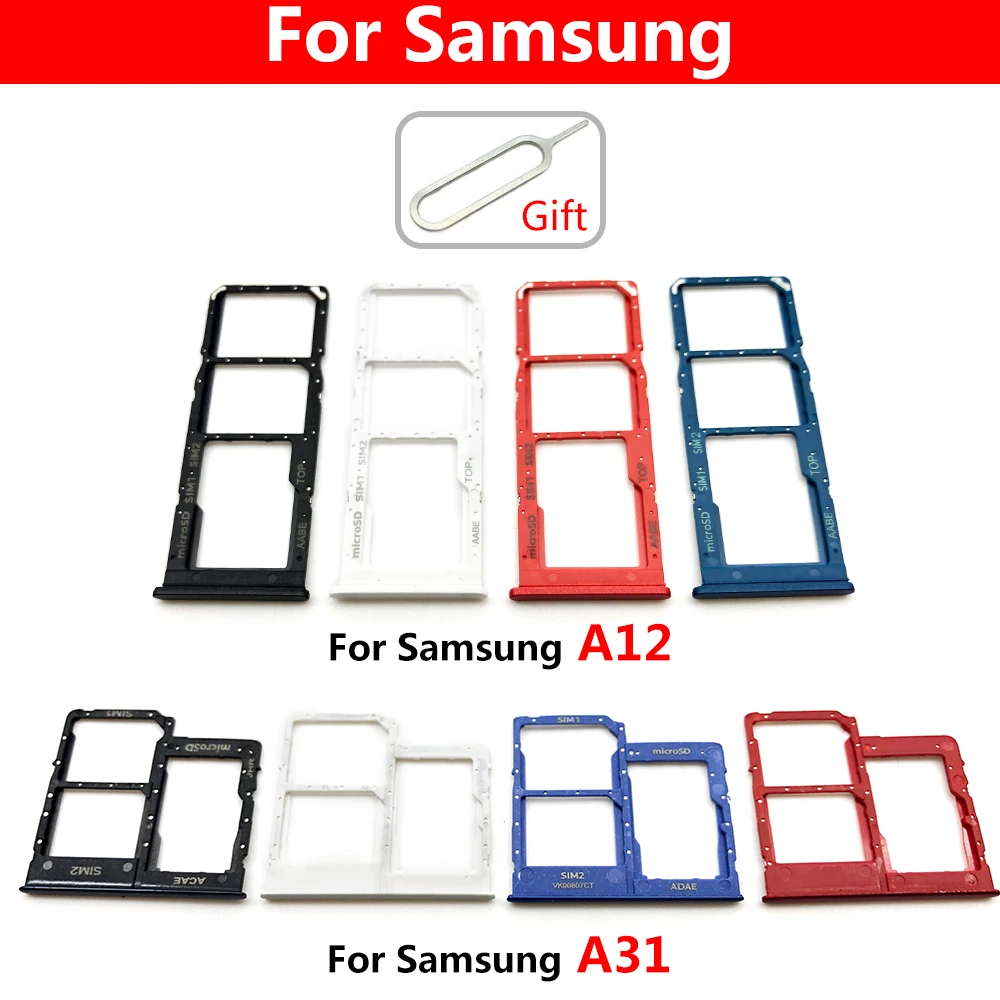 Лоток для двух Sim-карт SD-карт Samsung Galaxy A12 A31 A51 A71 | Мобильные телефоны и аксессуары