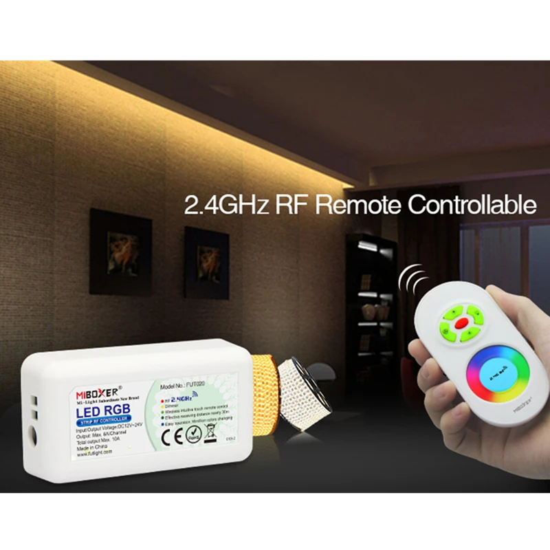 MiBoxer FUT020 2 4 GHz RGB LED контроллер полосы для 5050 3528 3014 светильник полоса DC12V/24V 5 клавиш