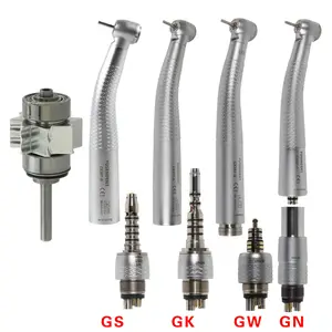 COXO, стоматологический высокой Скорость волоконно-оптический светодиодный Кнопка бормашины турбины с сцепное устройство для навесного оборудования 6 отверстий Fit KAVO W  H Sirona NSK