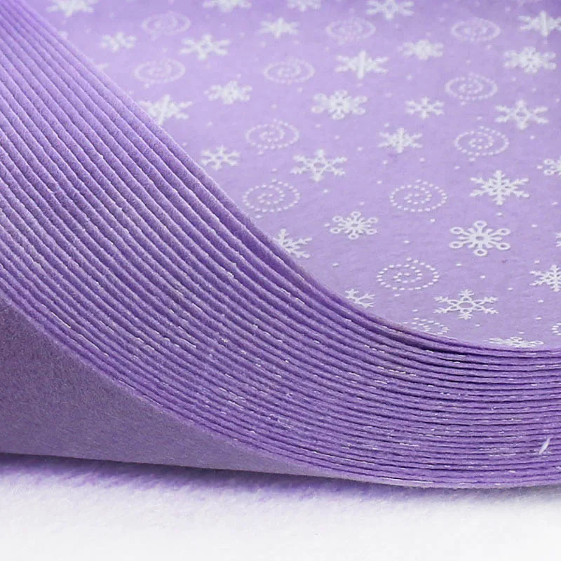 Светильник розового цвета с принтом снежинки ткань Войлок из нетканого