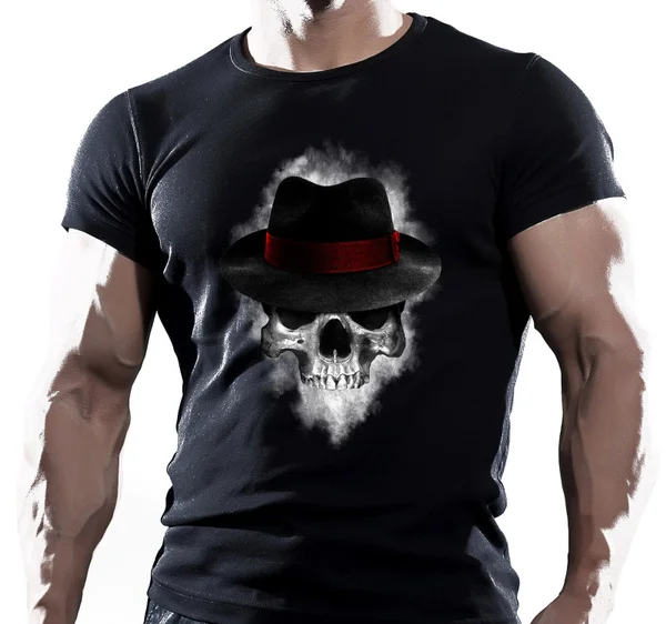 

Comrade Western Mens Dead Cowboy Skull Short Sleeve T-Shirt