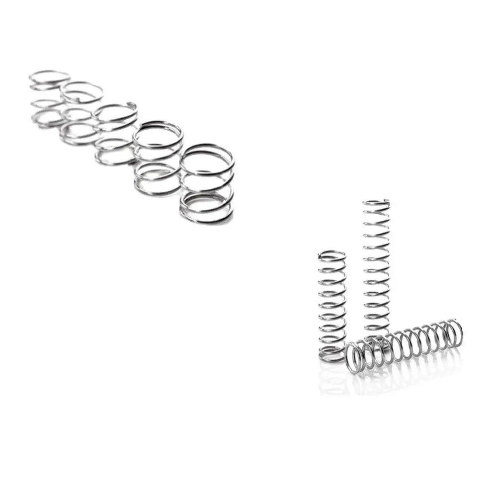 

10Pcs Stainless Steel Compression Spring Multifunctional Compressed Springs for Air Guns Toys 0.5*3*10mm