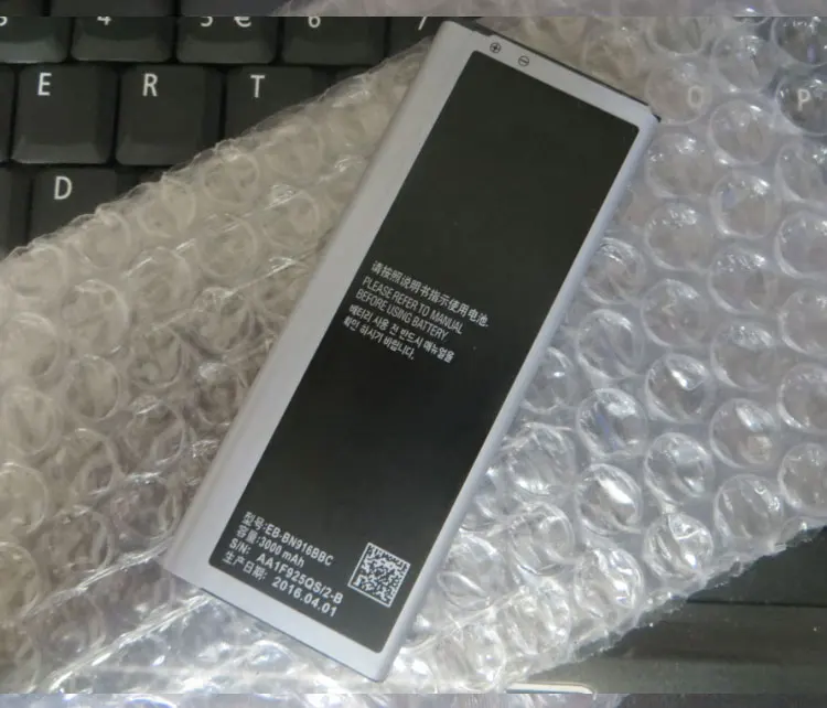 

Аккумулятор ALLCCX для Samsung Galaxy Note 4 EB-BN916BBC N9108V N9109W N9106W