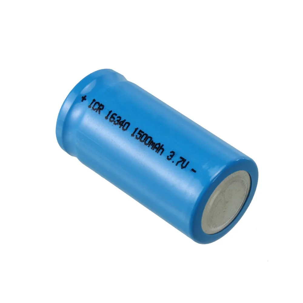 3.7V 1500mAh Rechargeable Li-ion Batteries 16340 CR123A Battery For LED Flashlight Travel Wall Charger battery | Электроника