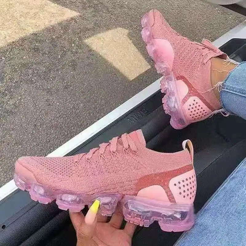 

2021 Women Sneakers Ladies Mesh Breathable Casual Light Outdoor Air Cushion Sport Shoes Female Platform Running Walking Shoes