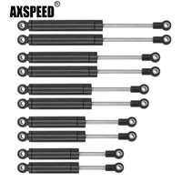 axspeed 4pcslot 110 scale rc crawler car parts black 80mm 90mm 100mm 110mm 120mm metal shock absorber for axial scx10