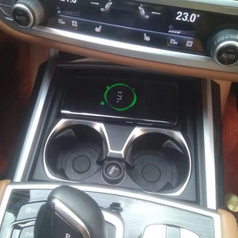 15W car QI wireless charging phone charger fast plate holder for BMW 7 Series G11 G12 2017 2018 2019 | Автомобили и мотоциклы