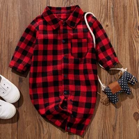 new born baby boy clothes long sleeve plaid clothing newborn rompers onesie infant jumpsuits pajamas babygrow things costume