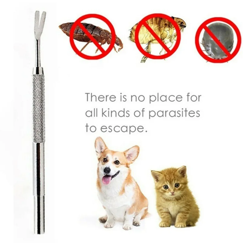 

3 упаковки набора для снятия ударов, набор для удаления клещей из нержавеющей стали для кошек и собак, пинцет для удаления клещей из нержавею...