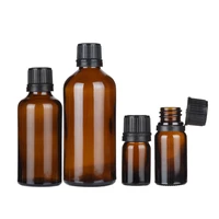 5ml 10ml 15ml 30ml 50ml empty amber brown glass euro dropper bottles essential oil liquid aromatherapy pipette vials containers