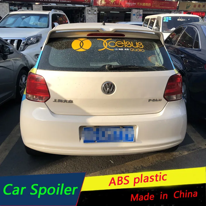 Спойлер для Volkswagen Polo Автомобильный задний спойлер из АБС материала VW новый поло