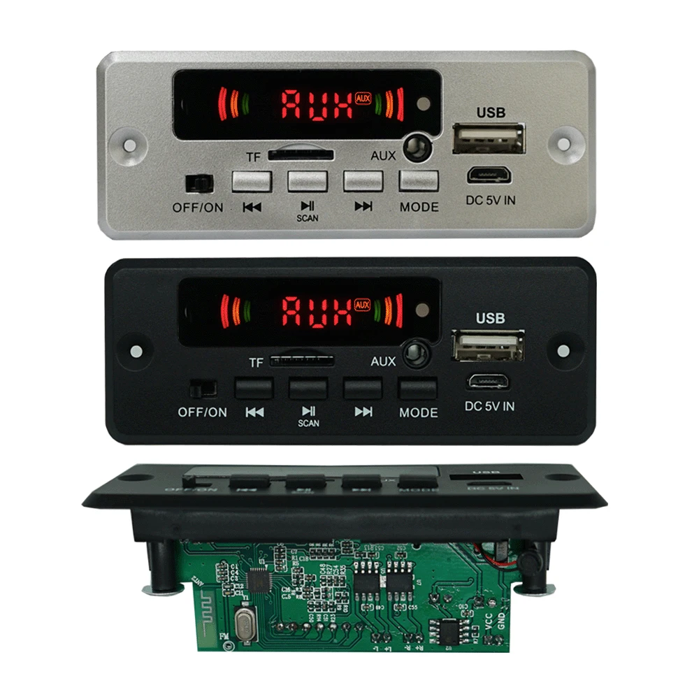 Беспроводная Плата декодера WMA 5 В 12 Bluetooth 0 MP3 аудио модуль поддержка USB TF AUX FM
