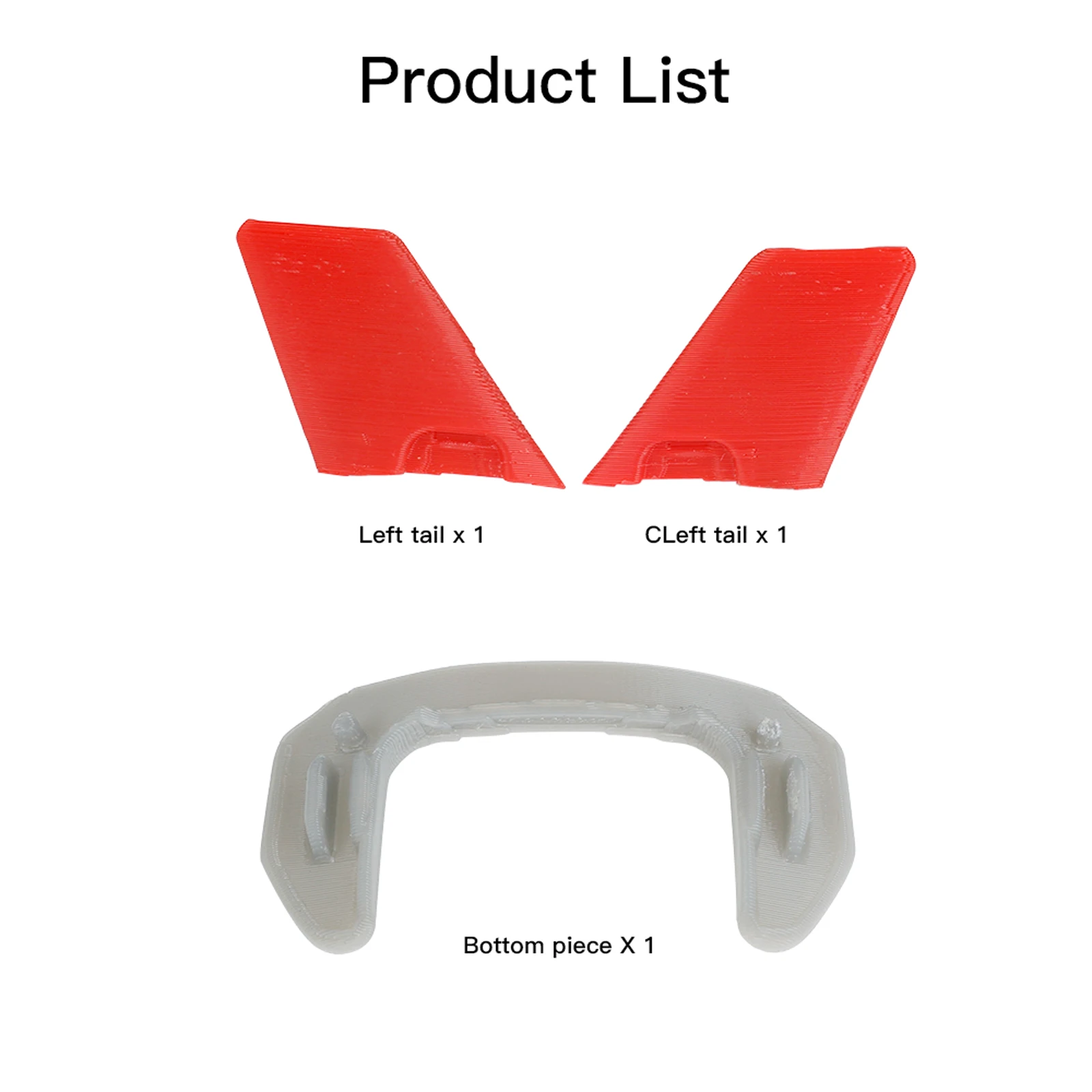 Для DJI FPV Tail поперечный самолет вертикальный баланс 3D запчасти крыло фиксация