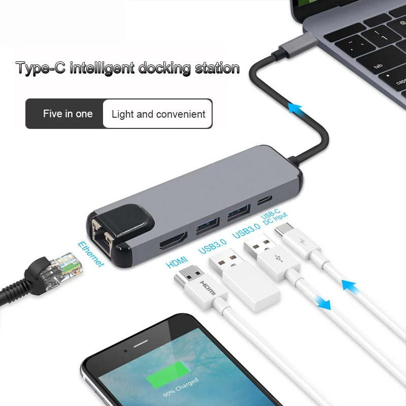 Адаптер Bkscy Type C для USB Type-C 1000 Мбит/с | Электроника