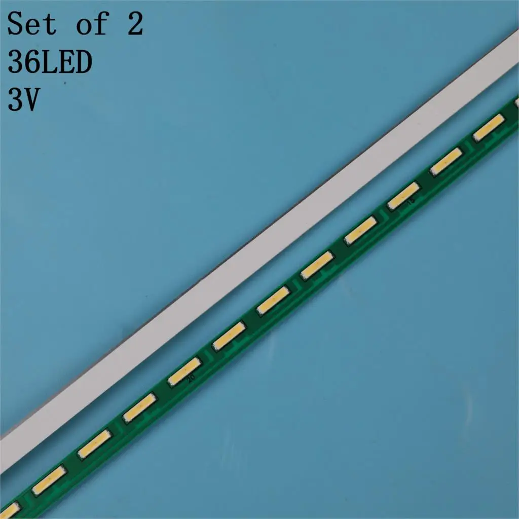 

New 2 PCS 36LED LED backlight strip for LG 43LF5400 43LF5900 43LF5410 MAK63207801 A G1GAN01-0794A 0793A 43inch FHD R L