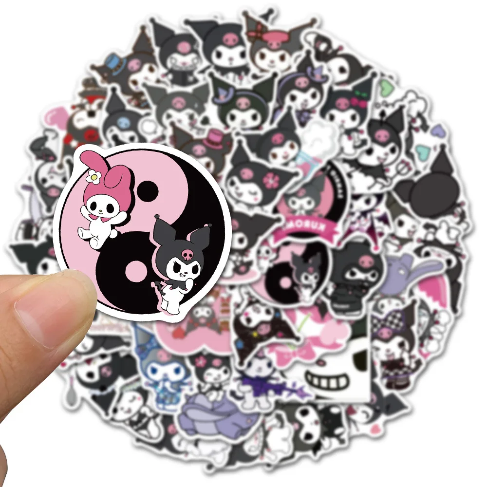 20/30/50 шт. Мультяшные аниме-наклейки Kuromi Deco наклейки на мотошлем гитару телефон