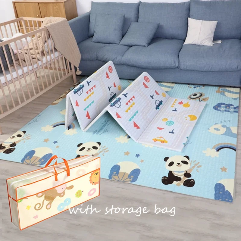 

XPE Folding Baby Play Mat 1cm Thick Crawling Toys for Children's Carpet Climbing Gyme Game Road Pad Living Room Home Kids Rug