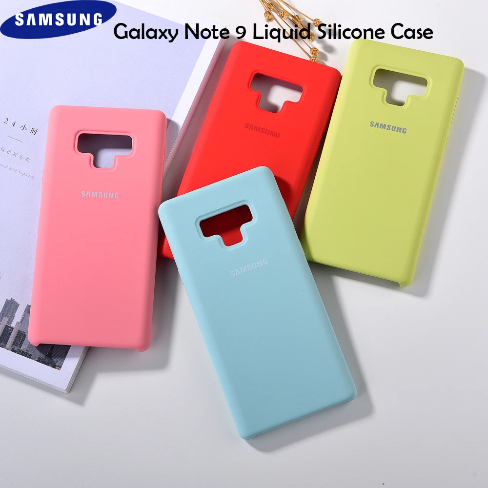 Оригинальный чехол для Samsung Note 10 Pro из жидкого силикона мягкий на ощупь защитный с